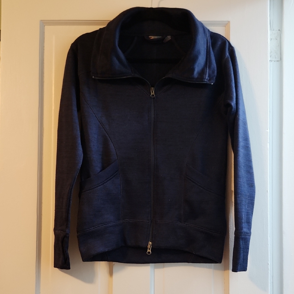 Zella. Navy. Sweatshirt Jacket.